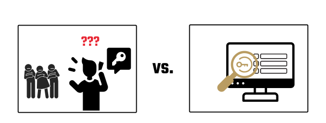 Lack of Accountability vs. Quick Key History Searches