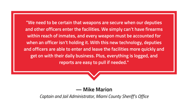 Testimonial from Mike Marion, Miami County Sheriff's Office