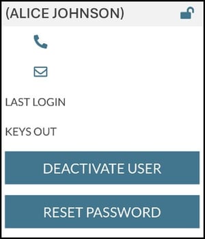 Edit User Screen Mobile App