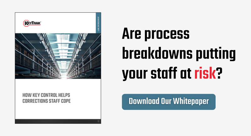 Whitepaper graphic: How Key Control Helps Corrections Staff Cope