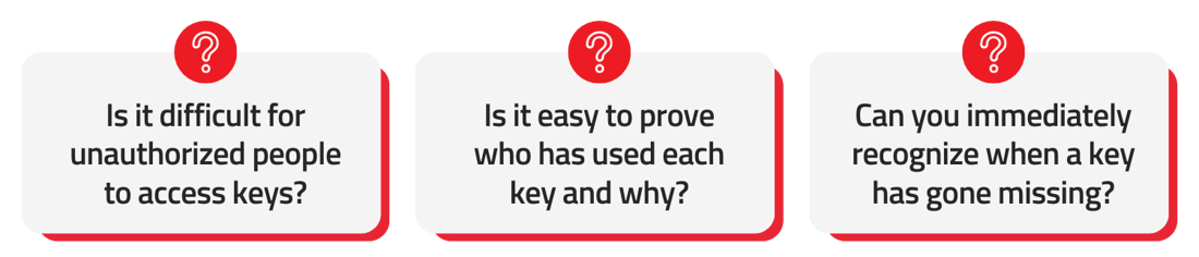 Three questions to ask if your key control method is secure
